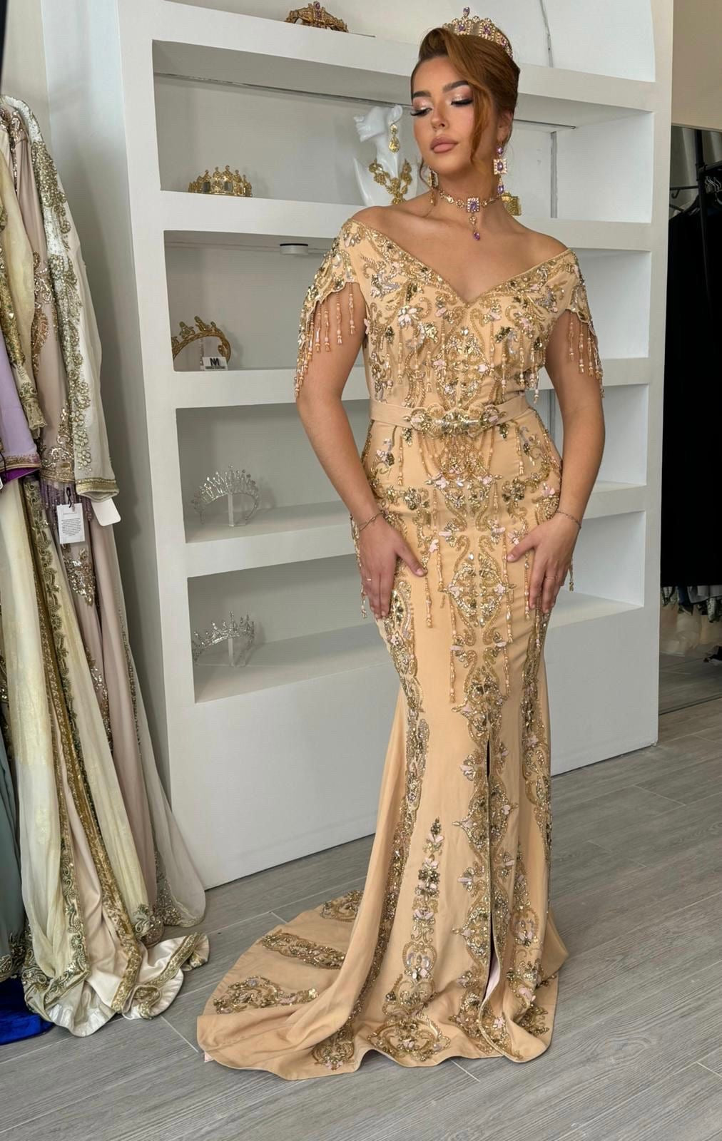 Robe Sirène Rose des sables